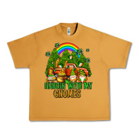 Peanut Butter hangin with my gnomes with rainbow Urban Heavy Tee - AdoDesignShop