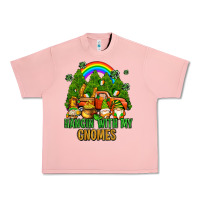 Salmon hangin with my gnomes with rainbow Urban Heavy Tee - AdoDesignShop