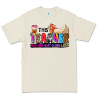Bone this teacher wears her heart on her sleeve Premium Tee - Zillion Design Studio