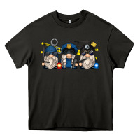 Asphalt police gnomes Heavy Core Tee - Zillion Design Studio