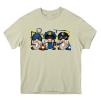 Mossy police gnomes Heavy Core Tee - Zillion Design Studio