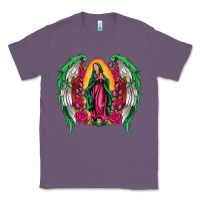 Lavender mexican flag wings our lady of guadalupe Classic Tee - Artiststas