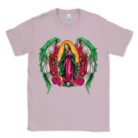 Lilac mexican flag wings our lady of guadalupe Classic Tee - Artiststas