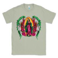 Matcha mexican flag wings our lady of guadalupe Classic Tee - Artiststas