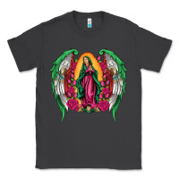 Smoke mexican flag wings our lady of guadalupe Classic Tee - Artiststas