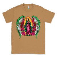 Toasted Coconut mexican flag wings our lady of guadalupe Classic Tee - Artiststas