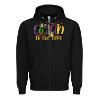 Black cajun to the core Zipper Hoodie - MaliasSmallBusiness