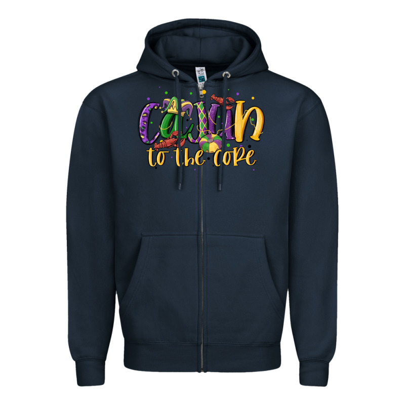 Cajun To The Core Zipper Hoodie by MaliasSmallBusiness | Teevron
