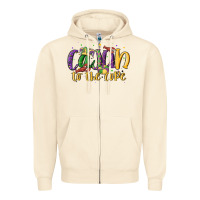 Sandshell cajun to the core Zipper Hoodie - MaliasSmallBusiness