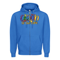 True Royal cajun to the core Zipper Hoodie - MaliasSmallBusiness