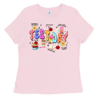 Bubblegum Pink test day Ladies Tee - JahusDesignShop