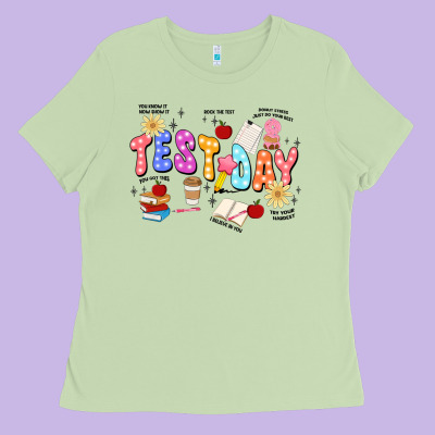 Test Day Ladies Tee Designed By Jahusdesignshop