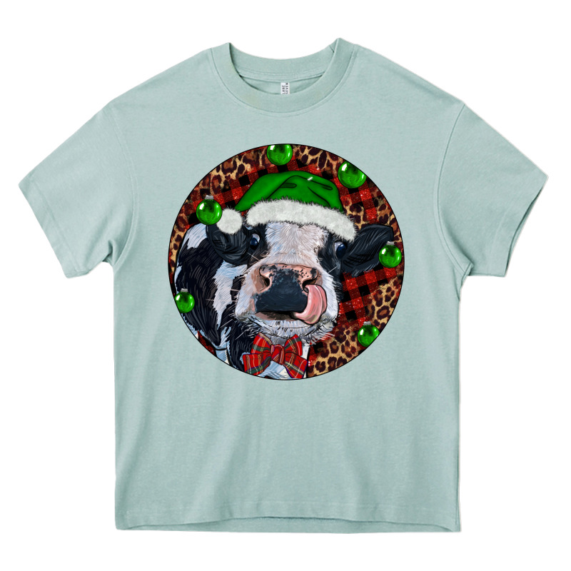 Baby Cow Christmas Heavy Core Tee by RanaPortraitStore | Teevron