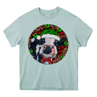 Arona Baby Cow Christmas Heavy Core Tee - RanaPortraitStore