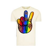 Vintage Arctic pride leopard peace hand Vintage Tee - JahusDesignShop