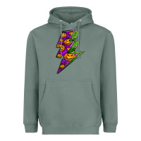 Sage halloween lightning bolt Heavyweight Hoodie - BundleAndBundleShop