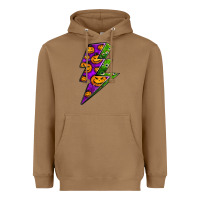 Toasted Coconut halloween lightning bolt Heavyweight Hoodie - BundleAndBundleShop