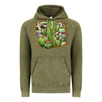 Vintage Olive serape cowhide cactus Vintage Hoodie - JahusDesignShop