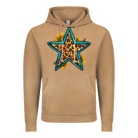 Western Leopard Star Vintage Hoodie | Teevron
