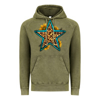 Vintage Olive western leopard star Vintage Hoodie - HRA Design Shop