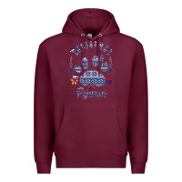 Burgundy Christmas Pajamas Premium Hoodie - Bettercallsaul
