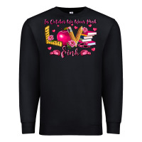 Black in october we wear pink teacher Premium Sweatshirt - LillyAllenDesigns