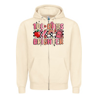 Sandshell 100 days brighter Zipper Hoodie - MaliasSmallBusiness