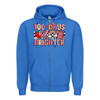 True Royal 100 days brighter Zipper Hoodie - MaliasSmallBusiness