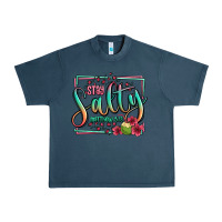 Midnight Navy stay salty matthew 5 13 summer Urban Heavy Tee - Jasminsmagicworld