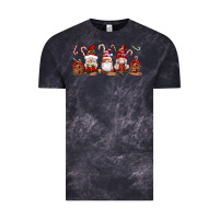 Cloud Black Christmas Gnomes Vintage Tee - Artiststas