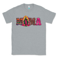 Heather Grey mama our lady of guadalupe Classic Tee - Artiststas
