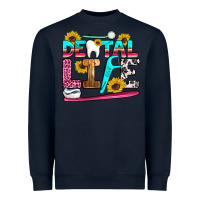 Navy dental life Heavyweight Sweatshirt - Artiststas