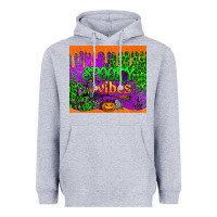 Heather Grey spooky vibes tumbler Heavyweight Hoodie - BundleAndBundleShop