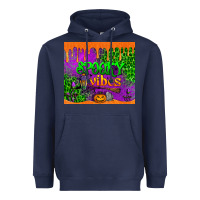 Navy spooky vibes tumbler Heavyweight Hoodie - BundleAndBundleShop