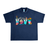 Navy race day coffe cup Urban Heavy Tee - AdoDesignShop