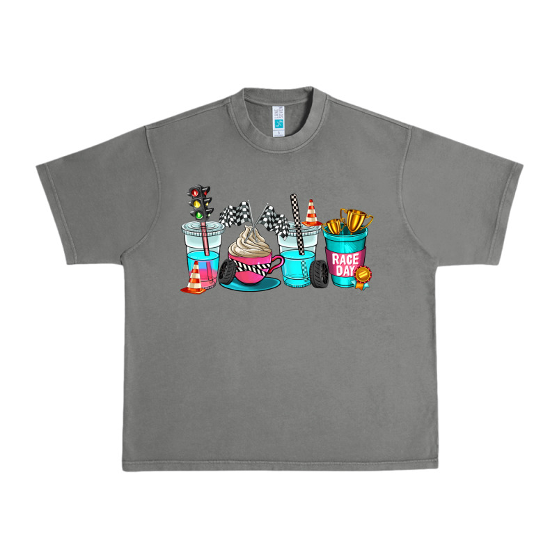 Race Day Coffe Cup Urban Heavy Tee by AdoDesignShop | Teevron