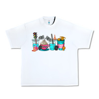 White race day coffe cup Urban Heavy Tee - AdoDesignShop