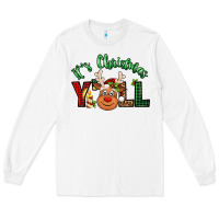 White it's christmas y'all reindeer Long Sleeve Tee - Jasminsmagicworld