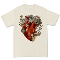 Bone Flower anatomical heart Premium Tee - RanaPortraitStore