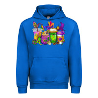 Cobalt mardi gras coffee cups cowgirl Urban Hoodie - CowGirlArtShop