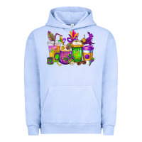 Pigment Grape Ice mardi gras coffee cups cowgirl Urban Hoodie - CowGirlArtShop