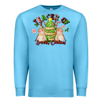 Ocean Blue teacher of smart cookies Premium Sweatshirt - LillyAllenDesigns