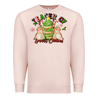 Pale Pink teacher of smart cookies Premium Sweatshirt - LillyAllenDesigns