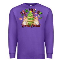 Purple teacher of smart cookies Premium Sweatshirt - LillyAllenDesigns