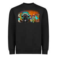 Black love black angus indian headdress Heavyweight Sweatshirt - JahusDesignShop
