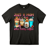 Asphalt just a mom who loves coffee Heavy Core Tee - Zillion Design Studio
