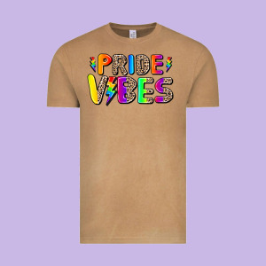 Prıde Vıbes Vintage Tee Designed By Adodesignshop