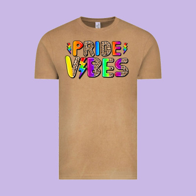 Prıde Vıbes Vintage Tee Designed By Adodesignshop