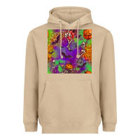 Mushroom halloween party seamless pattern Heavyweight Hoodie - BundleAndBundleShop