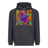 Smoke halloween party seamless pattern Heavyweight Hoodie - BundleAndBundleShop